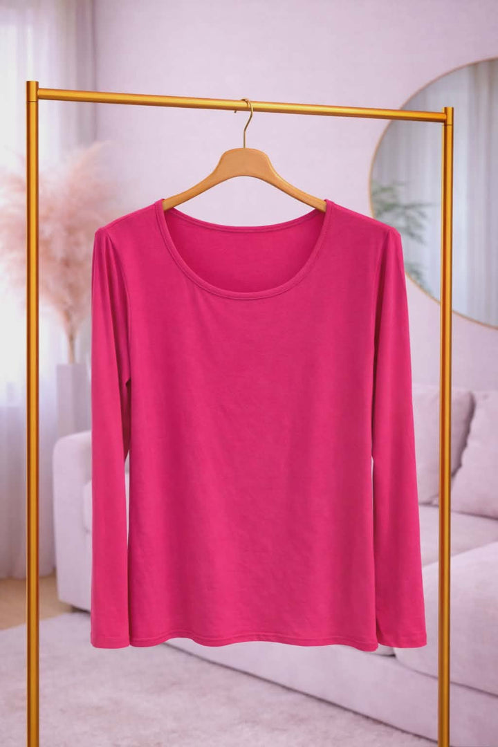 Super Soft Long Sleeve Top -  (choose your Colour) - (One Size - fits from Size 10 to Size 16)