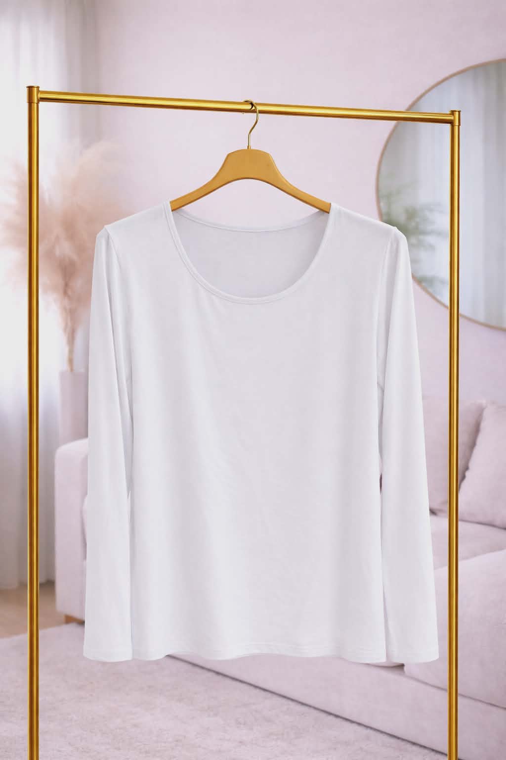 Super Soft Long Sleeve Top -  (choose your Colour) - (One Size - fits from Size 10 to Size 16)