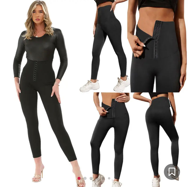 Tummy Control Leggings - Black (all Sizes)