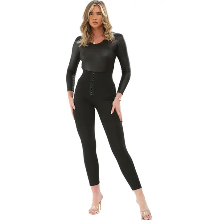 Tummy Control Leggings - Black (all Sizes)