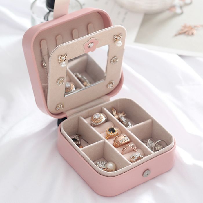 Crown Jewellery Box - Pink