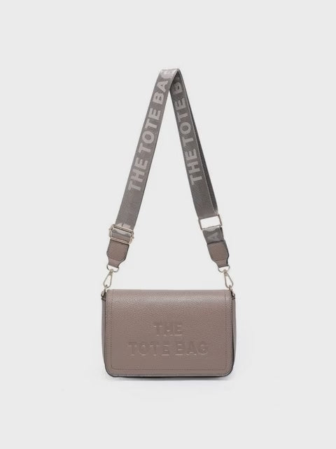 Tote Crossbody Bag in Mocha