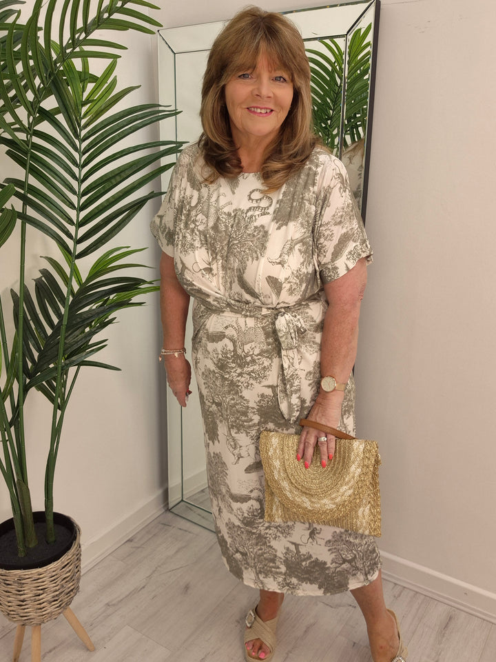 Jungle Tie Dress - (choose your Colour)