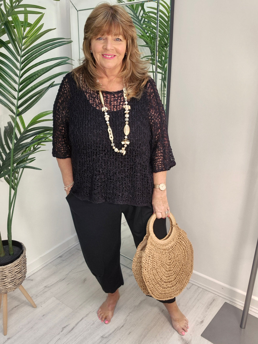 Poppy Popcorn Top - (choose your Colour) - Oversized