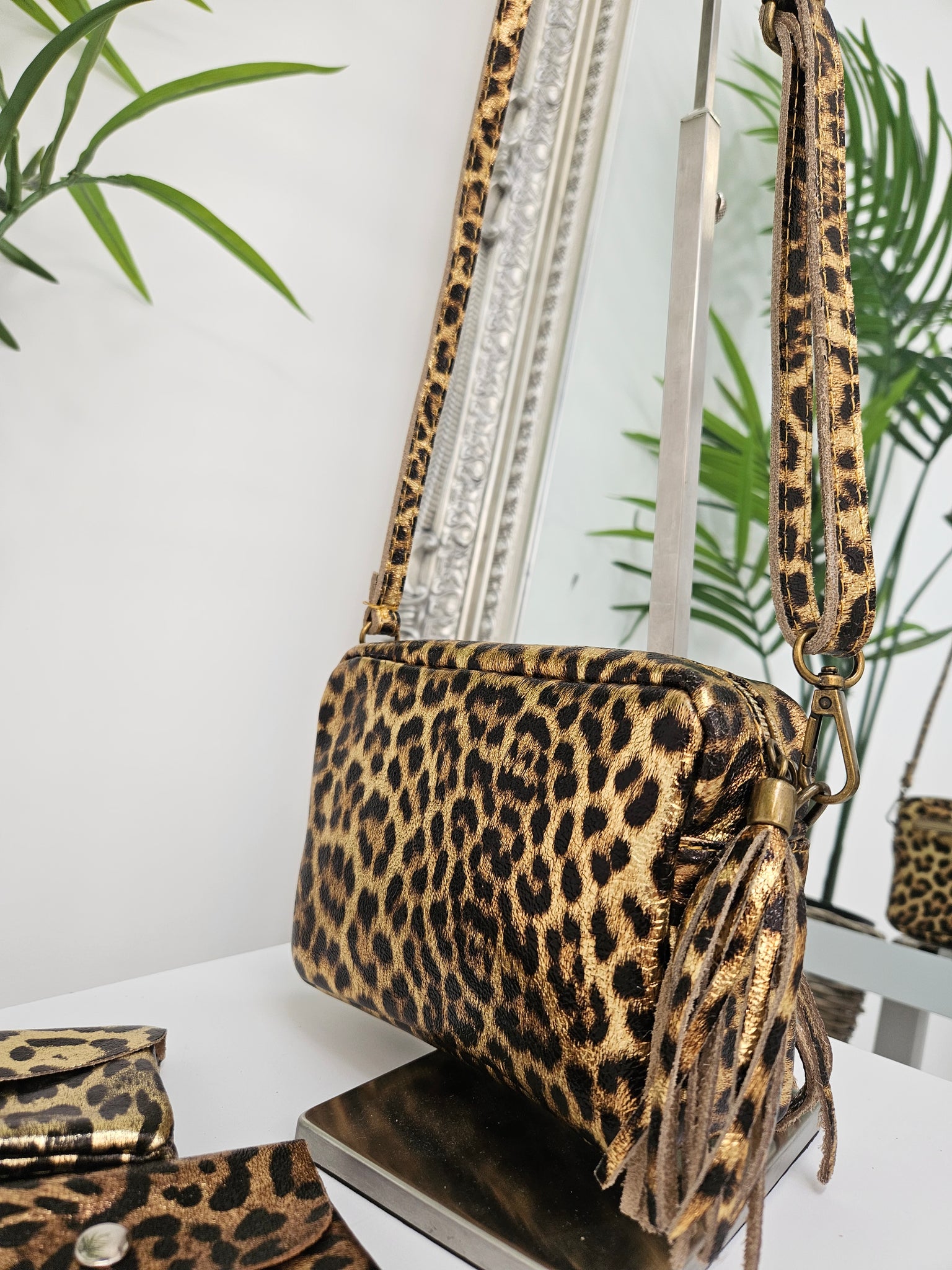 Leopard Cross Body Shoulder Bag Choose your Colour