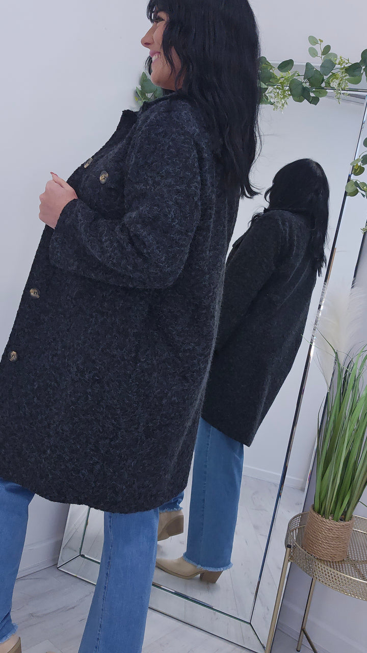 Jessica Longline Shacket - (choose your Colour)