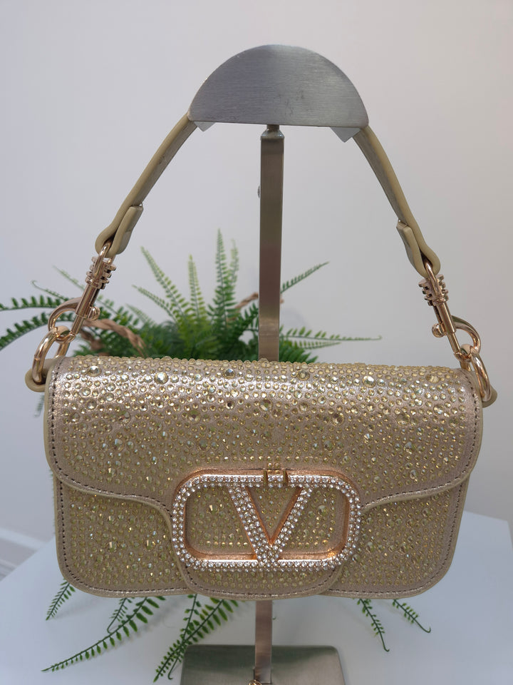 Crystal Bag - Gold
