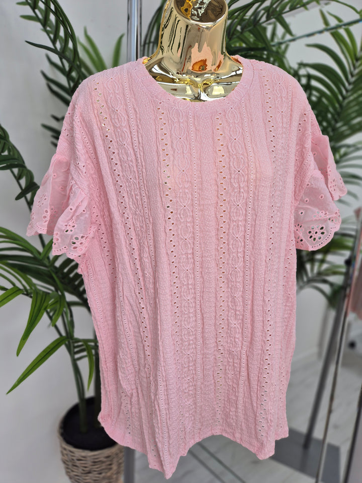 Florence Lace Top - (choose your Colour) - (Oversized)