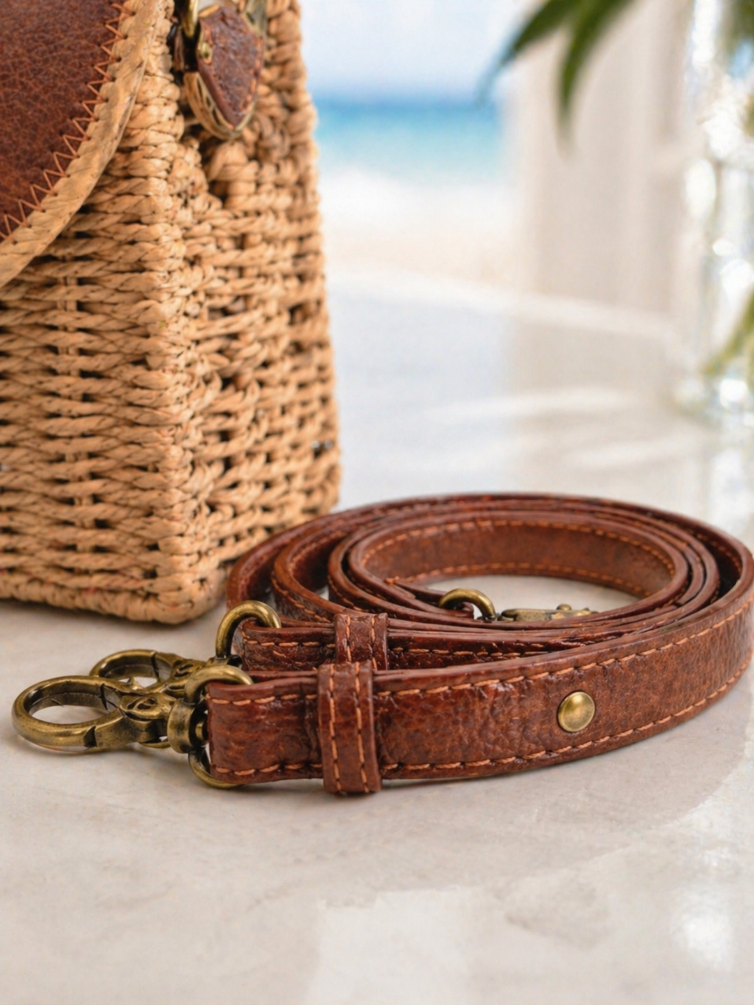 Singapore Box Bag - Tan