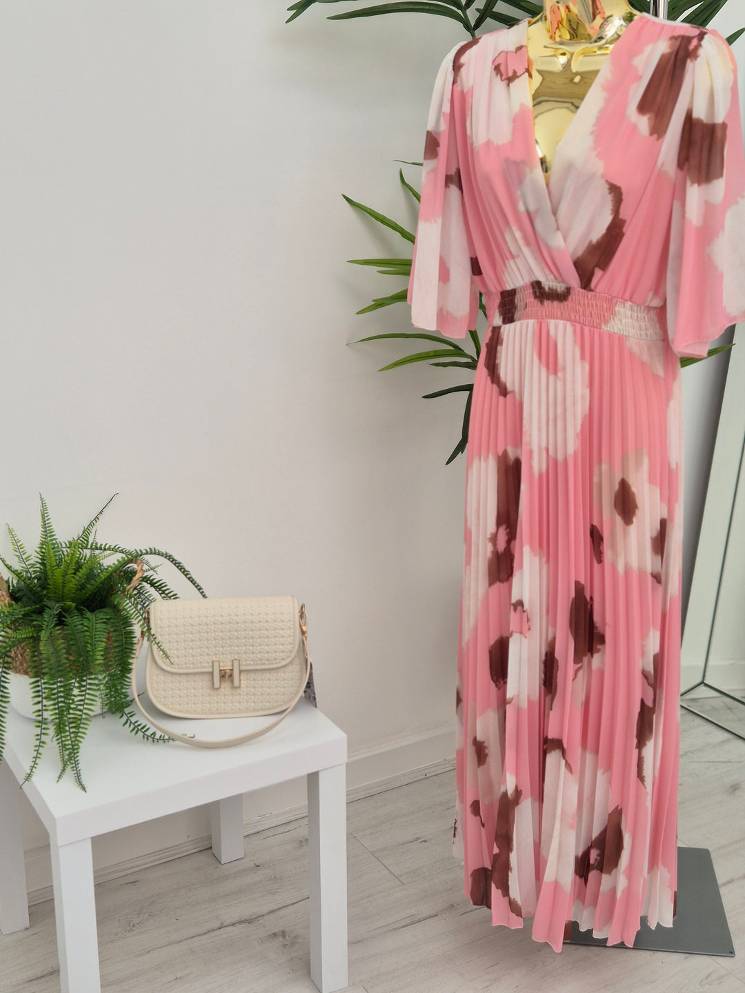 Maisy Moo Pleated Wrap Dress - (choose your Colour) - (One Size fits up to Size 16)