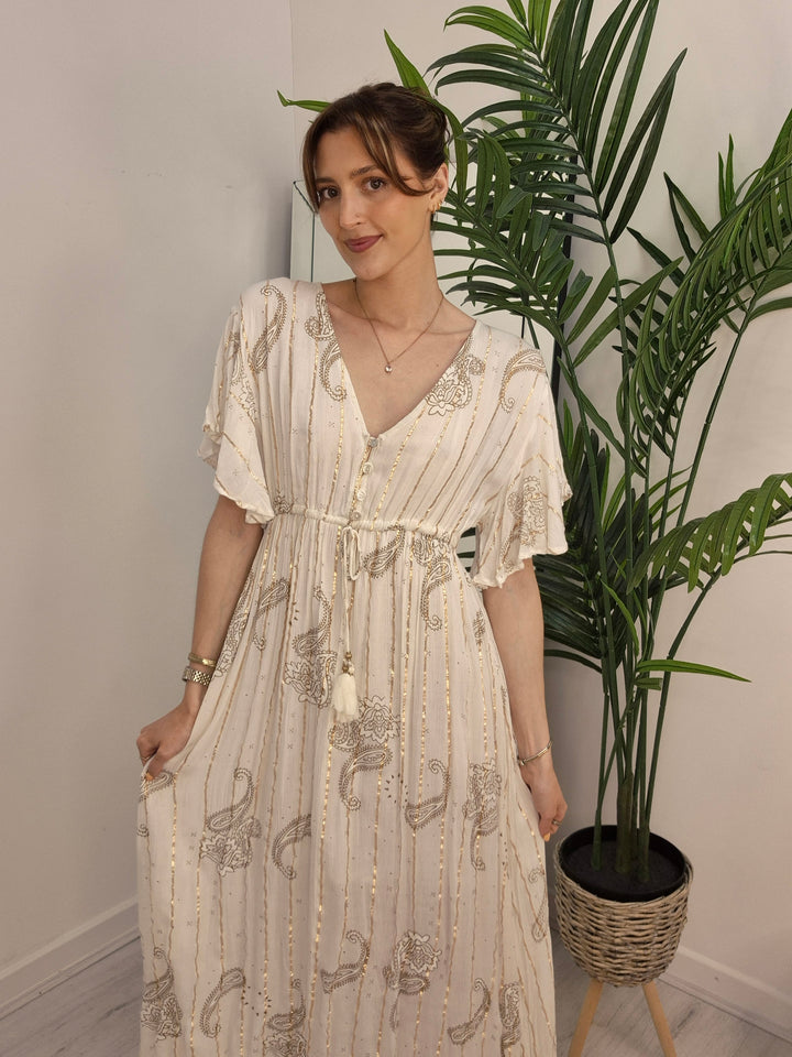 Bali Midi/Maxi Dress - Ivory