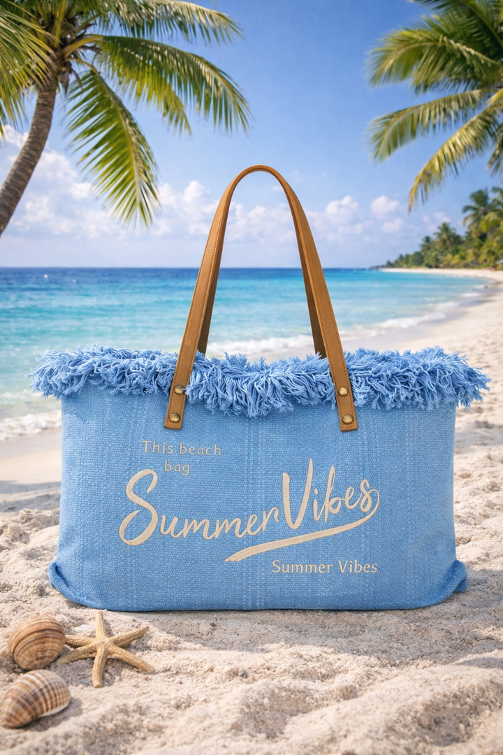 Summer Vibes Beach Bag - (choose your Colour)