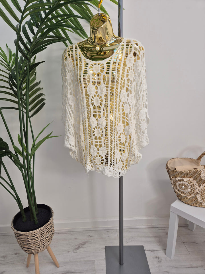 Carly Crochet Top - (choose your Colour) - (Curvy)