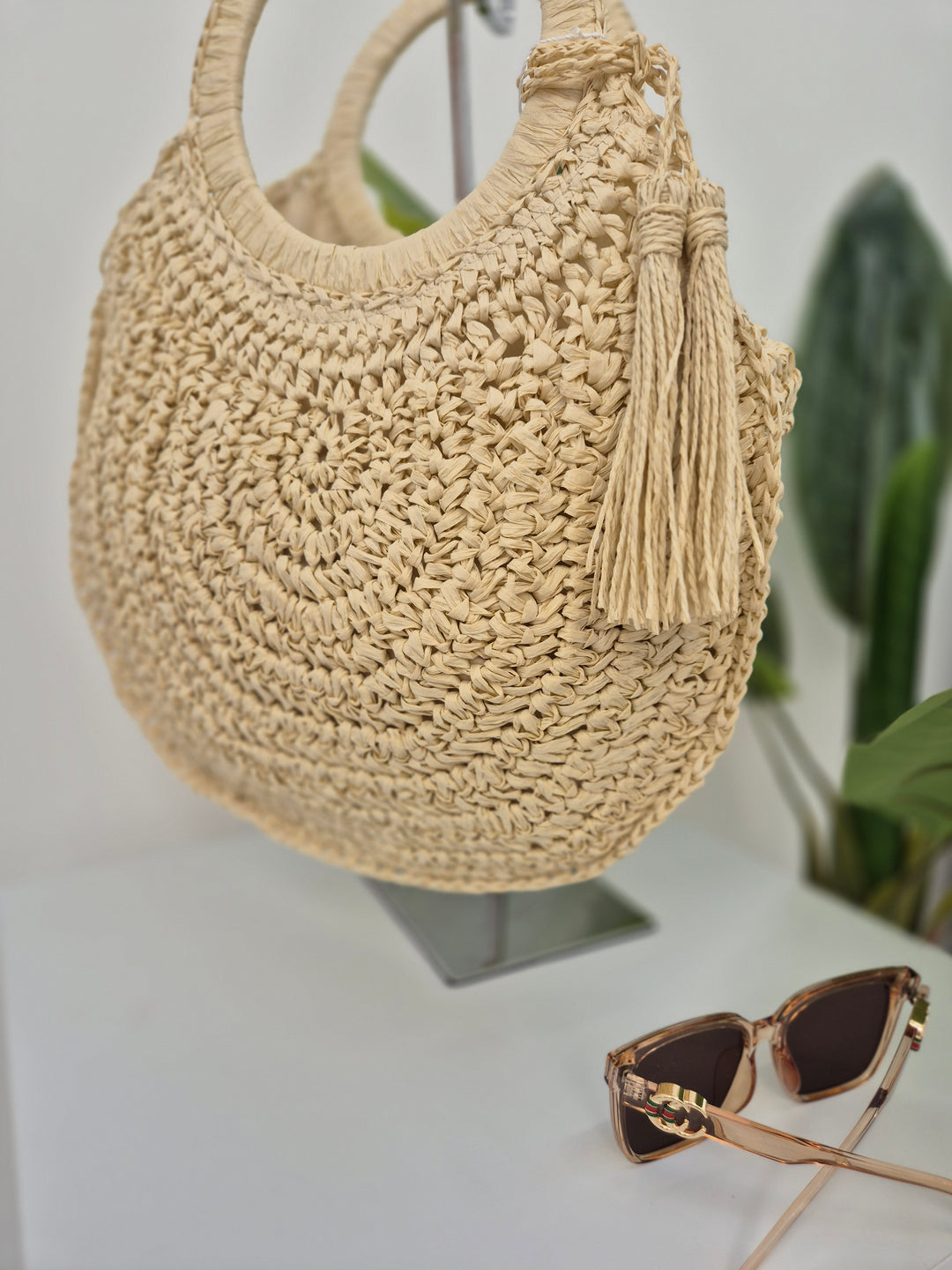 Woven Raffia Bag - (choose your Colour)