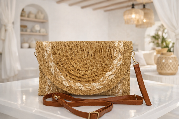 Marbella Clutch/Wristlet - Gold Metallic