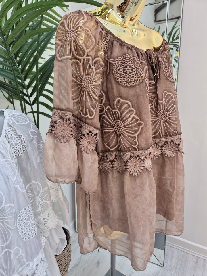 Florence Lace Top - (choose your Colour)