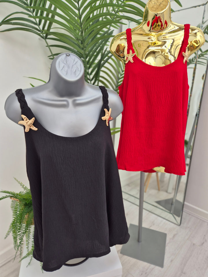 Starfish Plaited Top (choose your Colour)