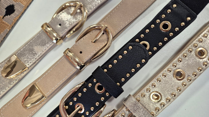 Stretchy Belt (Metallic) - (choose your Colour)