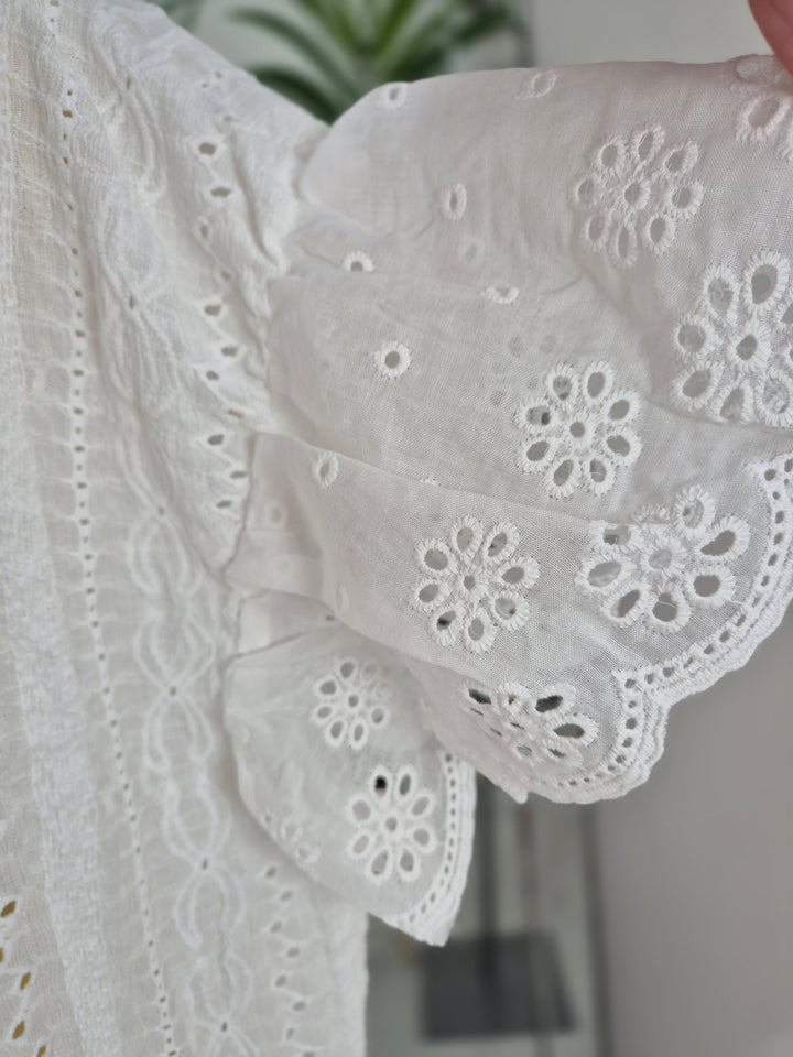 Florence Lace Top - (choose your Colour) - (Oversized)