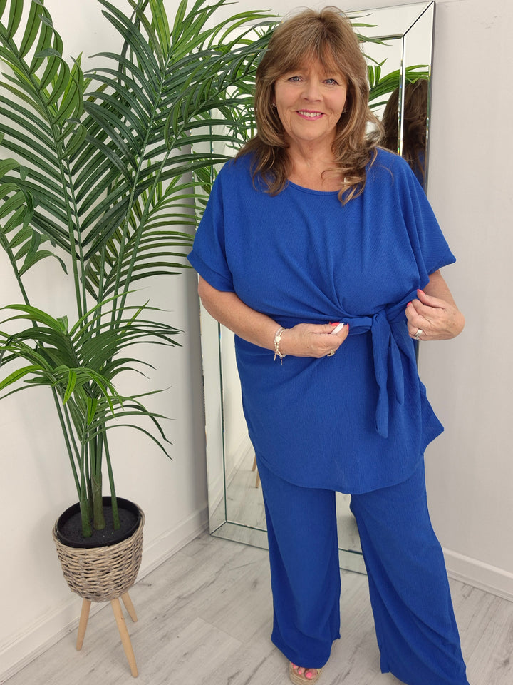 Tia Tie Co-ord Set - (choose your Colour) - Curvy