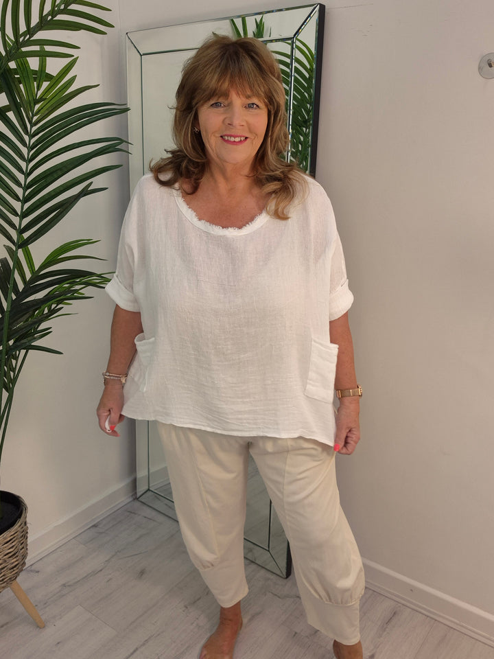 Kizzy Cocoon Pants - (choose your Colour) (Curvy)