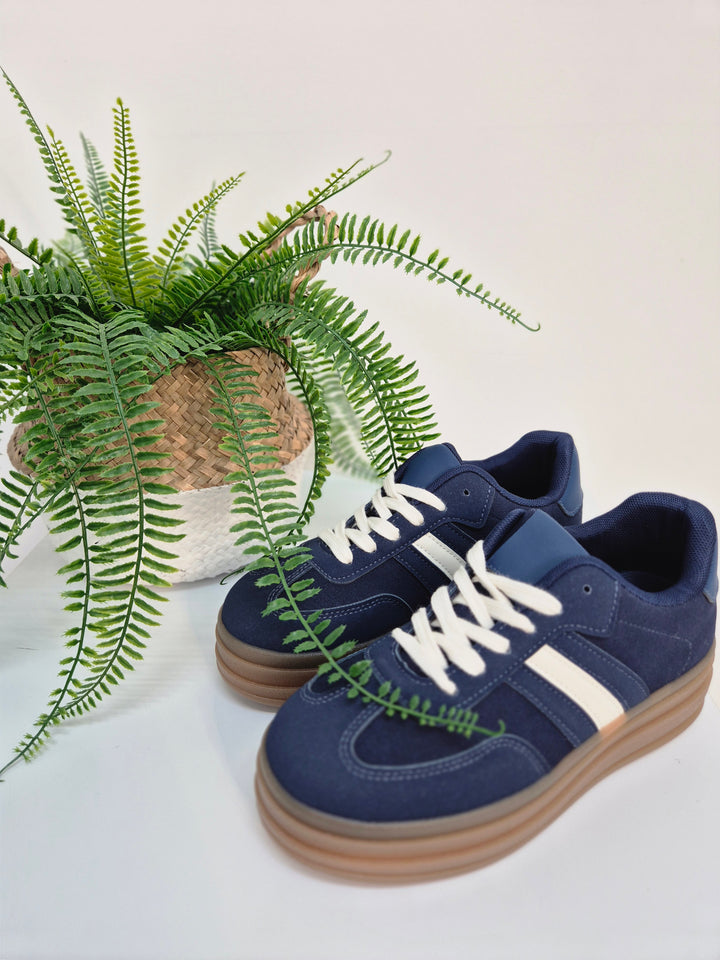 Dakota Chunky Trainers - Blue (choose your Size)