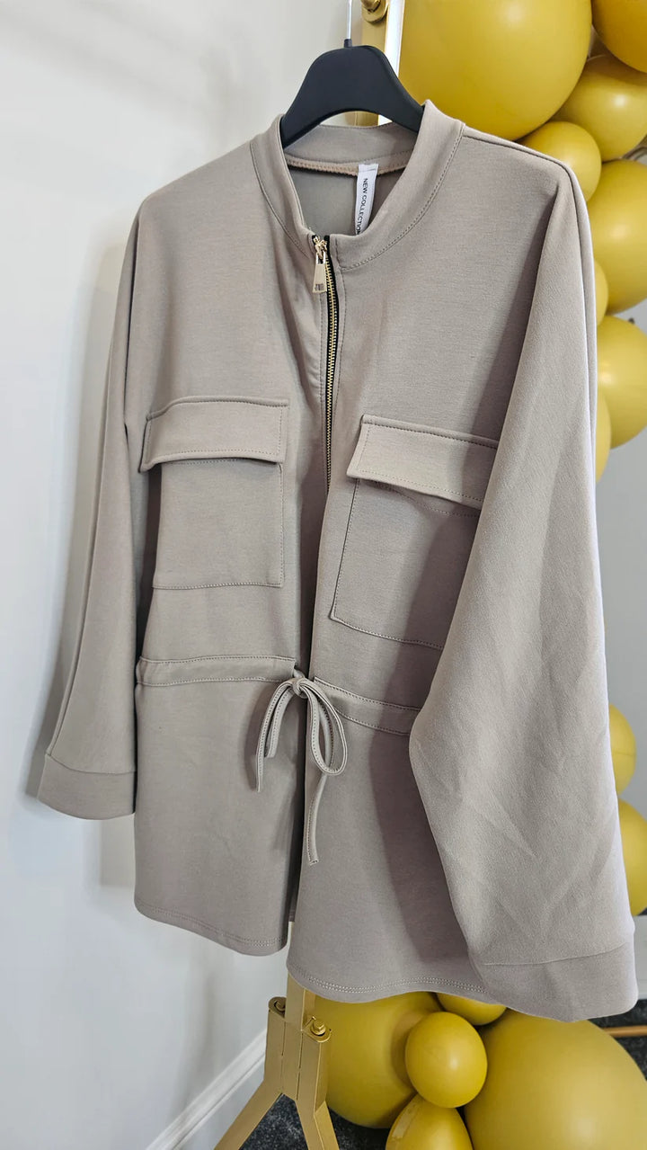 Sassy Drawstring Jacket - (choose your Colour) - One Size fits up to Size 18