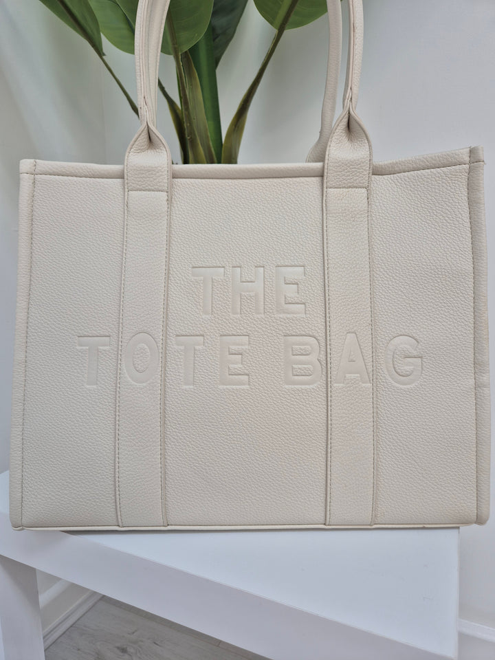 The Tote Bag - Extra Large Size - Creamy Beige