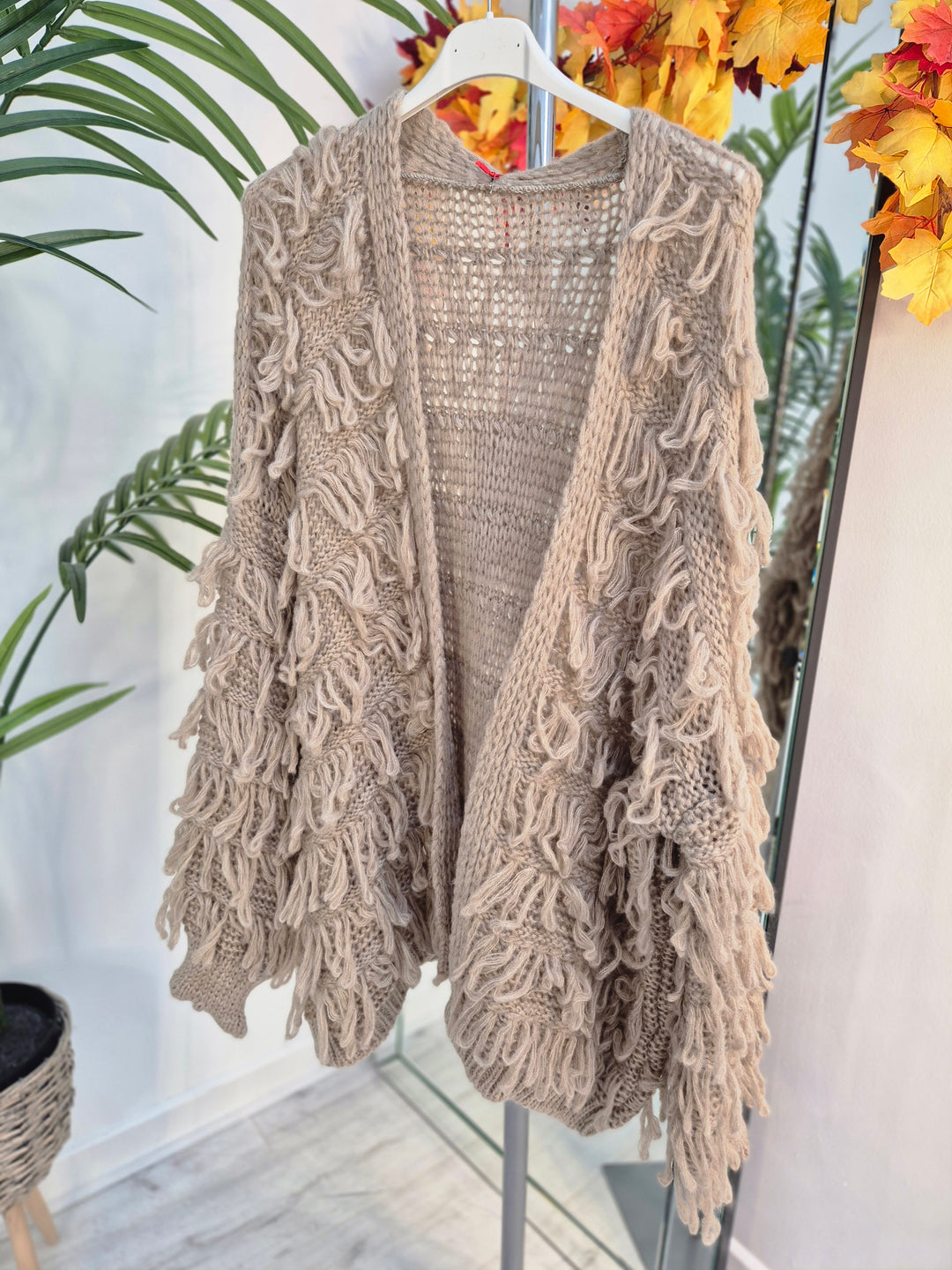 Shaggy Cardigan (Oversized) Long Length - (choose your Colour)