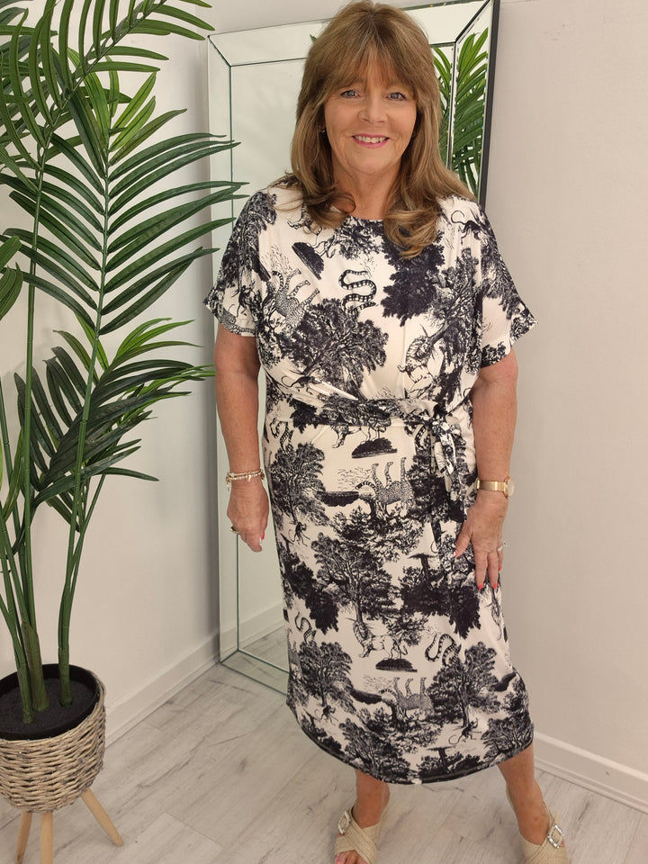 Jungle Tie Dress - (choose your Colour)