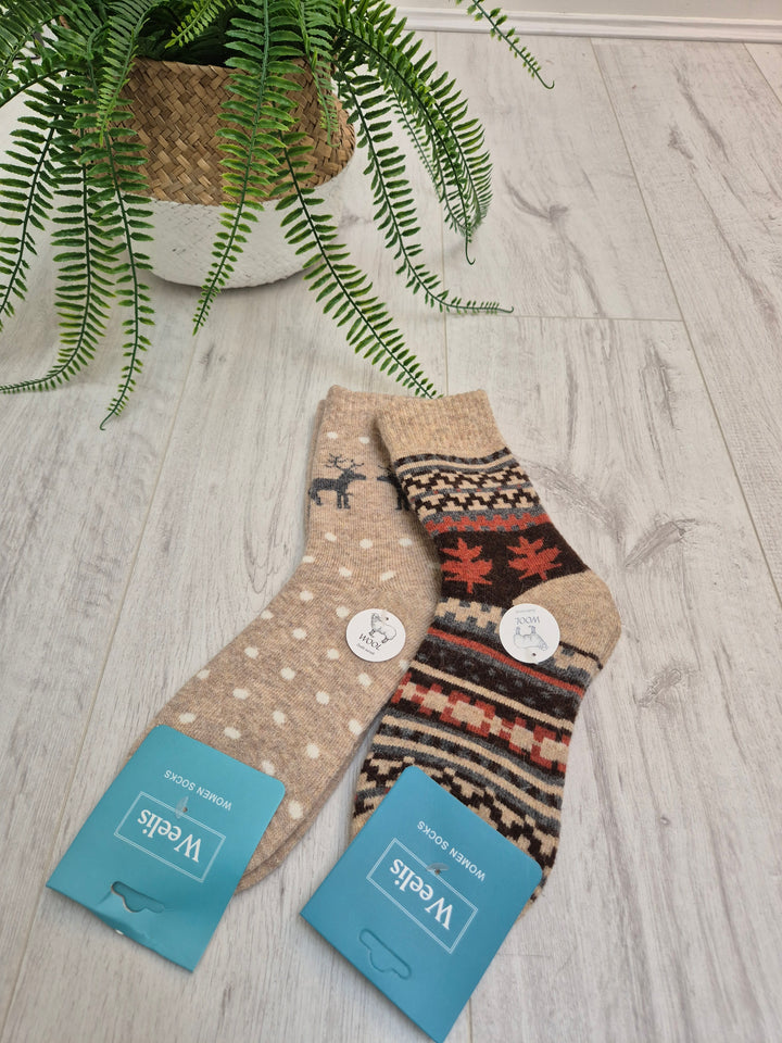 Cosy Soft Socks - (choose your Colour & Style)