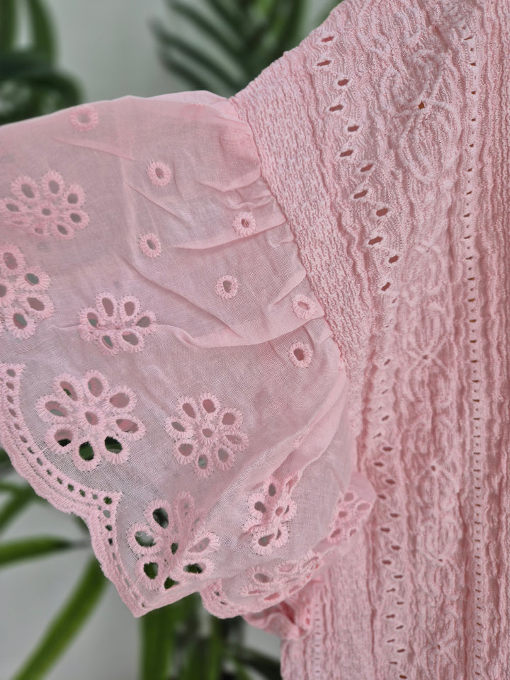 Florence Lace Top - (choose your Colour) - (Oversized)