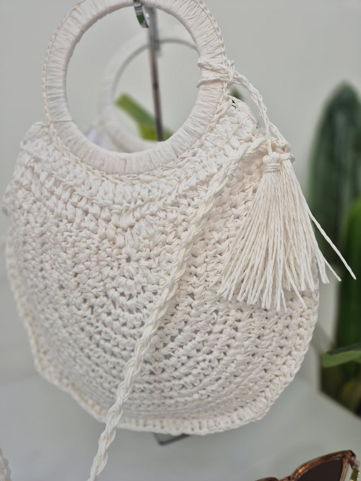 Woven Raffia Bag - (choose your Colour)