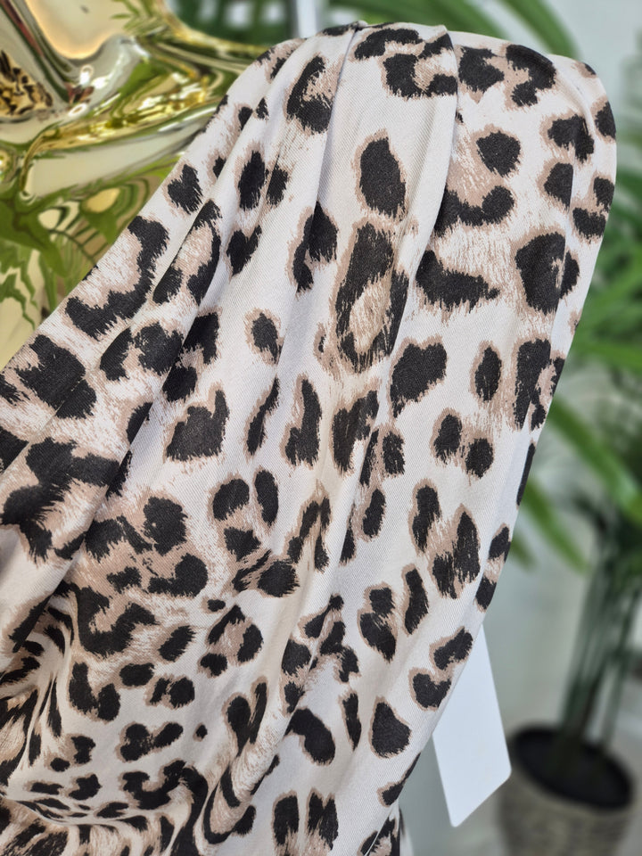 Zelda Ruched Top - Leopard