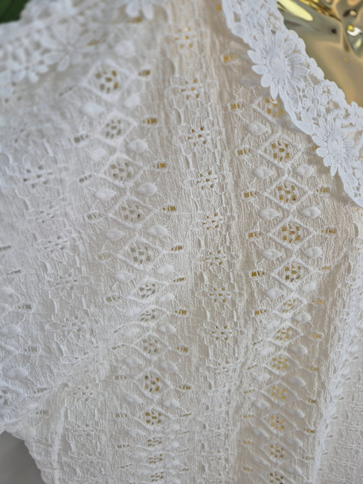 Florence Lace Top - (choose your Colour) (Oversized)