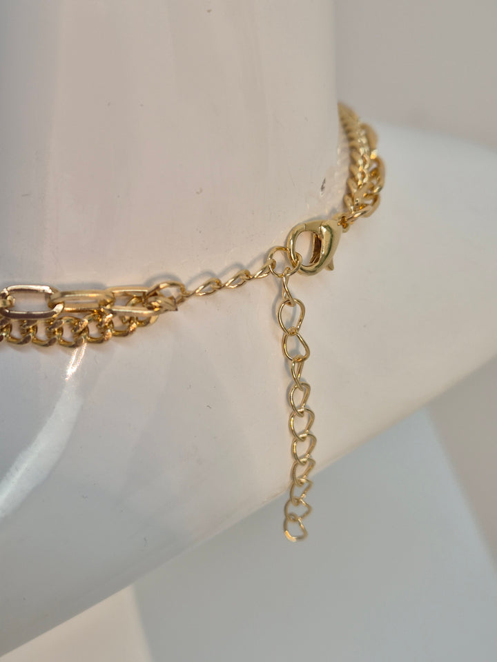 Starfish Beach Vibes Necklace (Gold Tone)