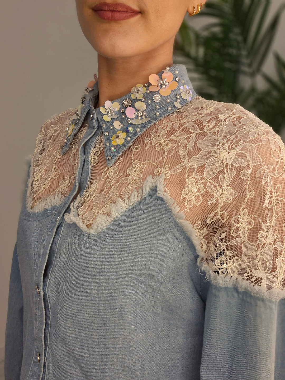 Darcy Lace Top - (choose your Size)