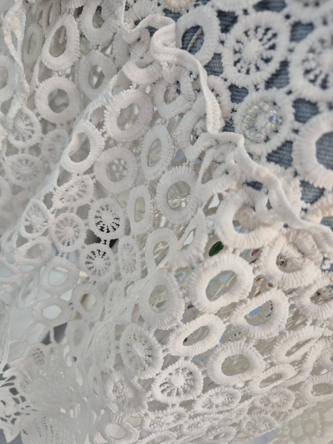 Lana Lacy Denim Jacket - Light Stonewashed (One Size, fitting from Size 10 up to 14)