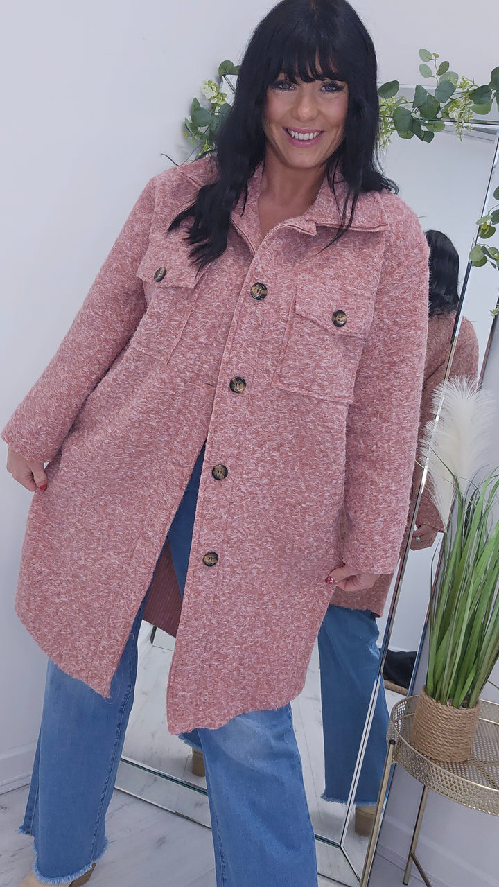 Jessica Longline Shacket - (choose your Colour)
