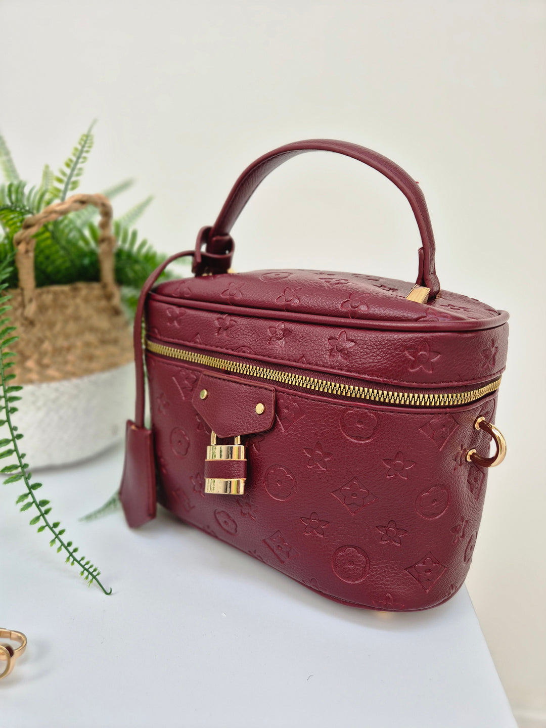 Louisa Bucket Bag - Wine