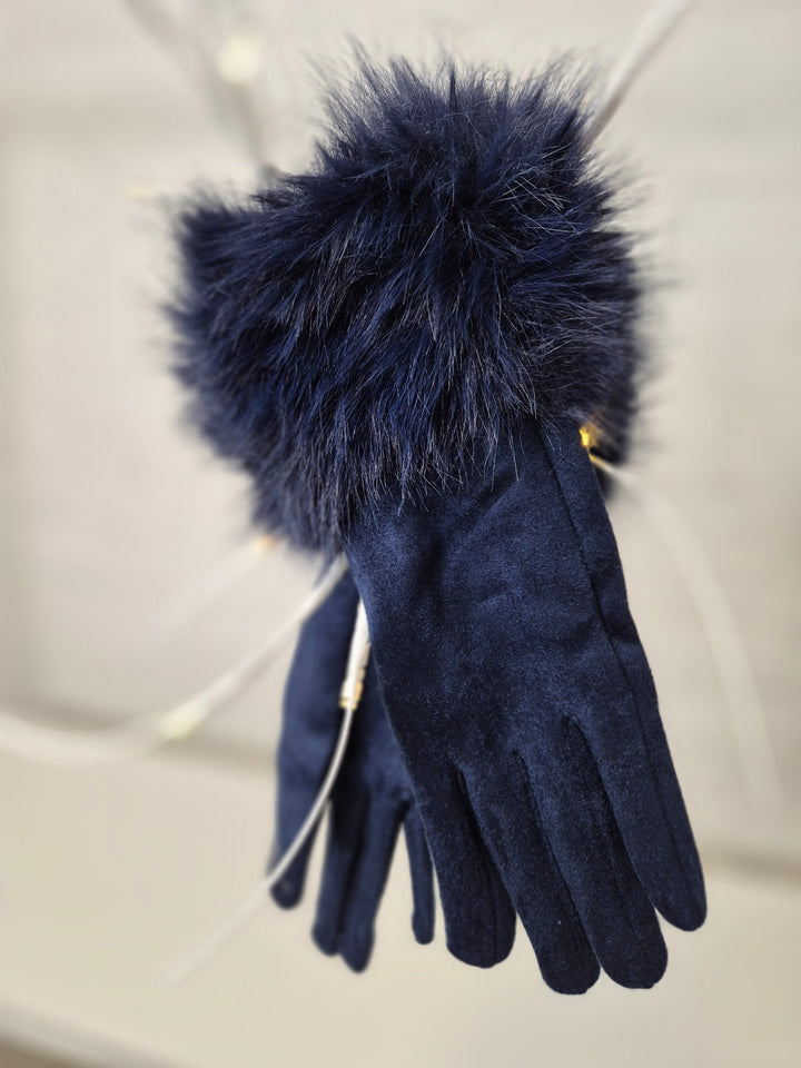 Oslo Gloves with Faux Fur - (choose your Colour)
