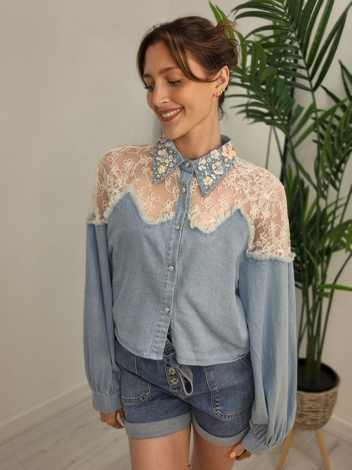 Darcy Lace Top - (choose your Size)