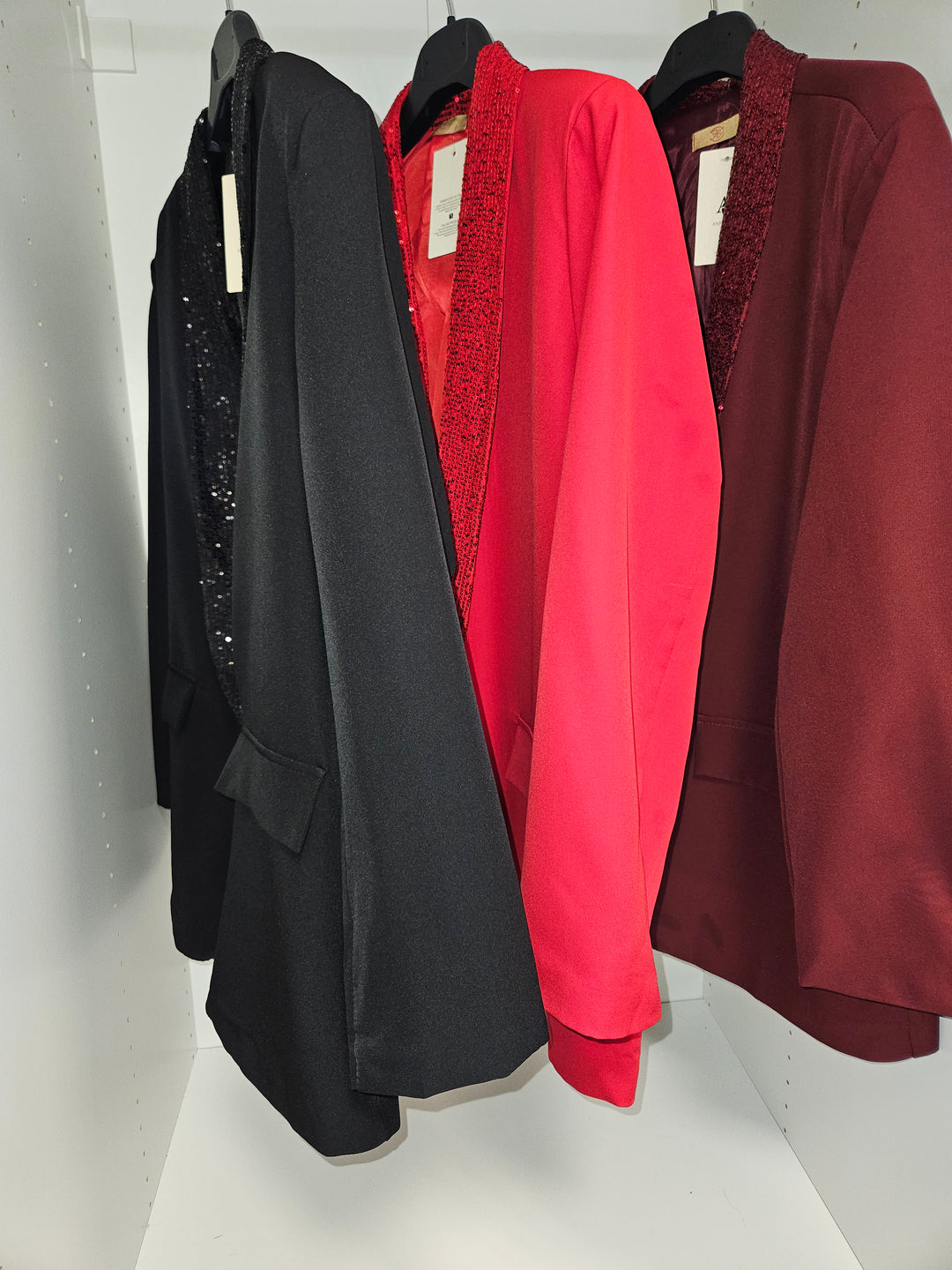 Ritz Sequin Blazer (Curvy) - (choose your Colour)