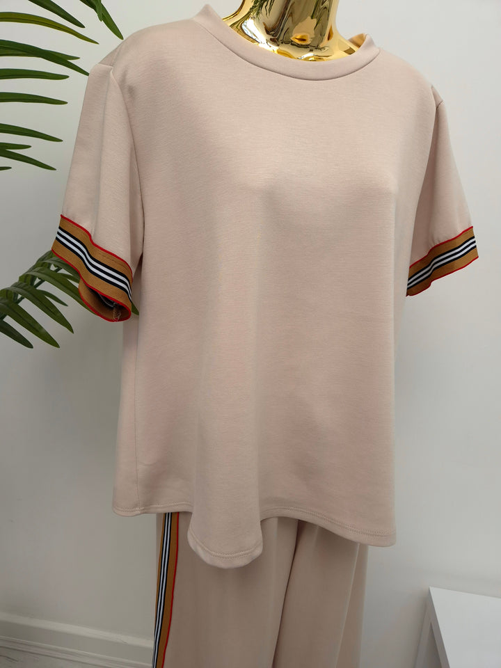 Barbara Co-ord Lounge Suit (2 Piece) - Beige