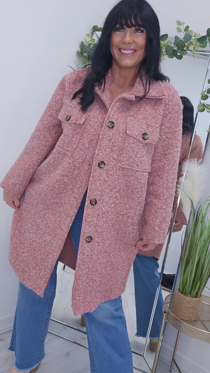 Jessica Longline Shacket - (choose your Colour)