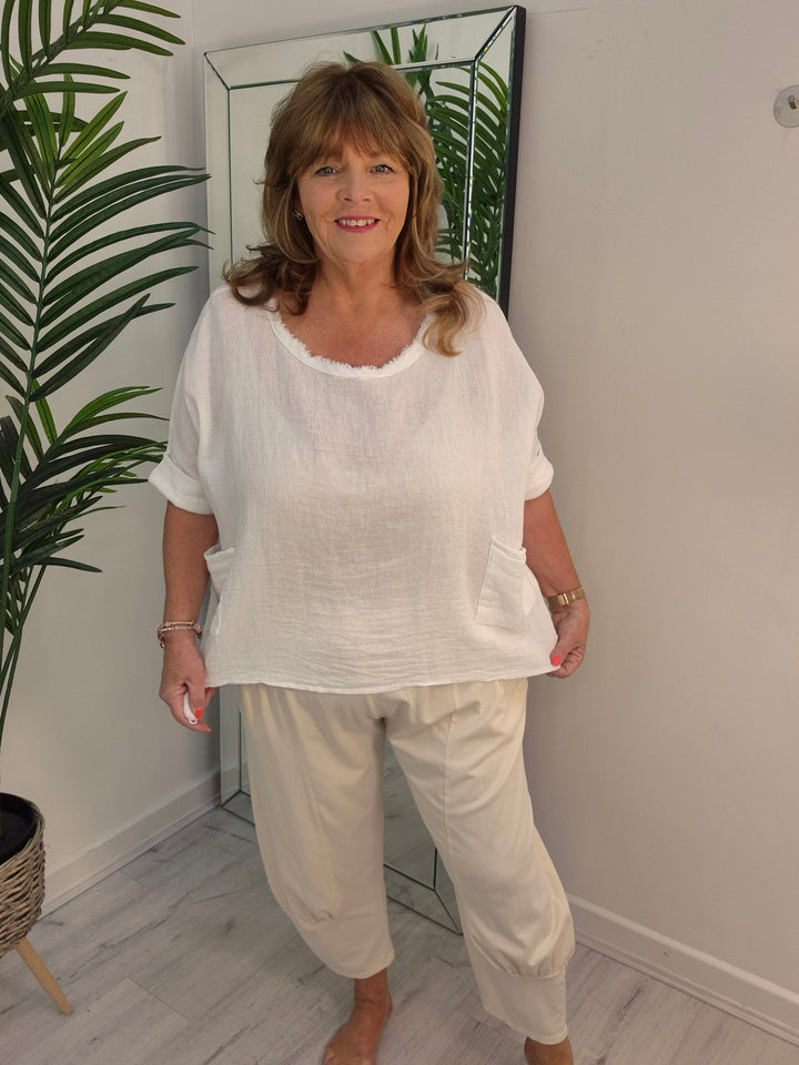 Kizzy Cocoon Pants - (choose your Colour) (Curvy)