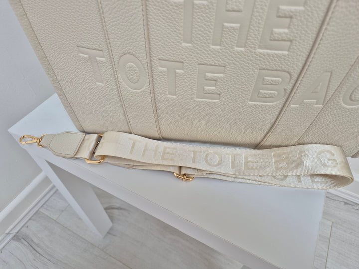The Tote Bag - Extra Large Size - Creamy Beige