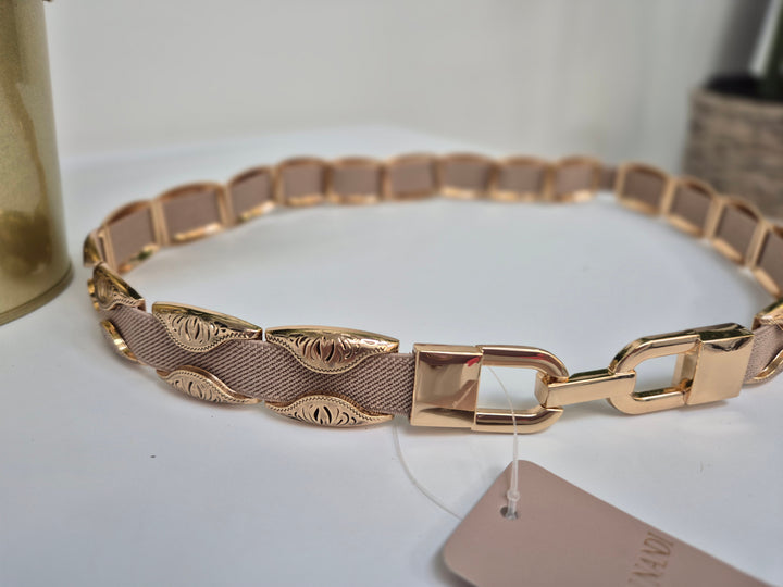 Stretchy Belt (Gold Tone) - (choose your Colour/Style)