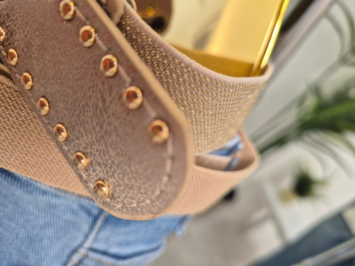Stretchy Belt (Gold Tone) - (choose your Colour/Style)