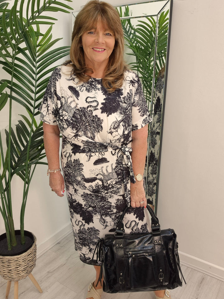 Jungle Tie Dress - (choose your Colour)